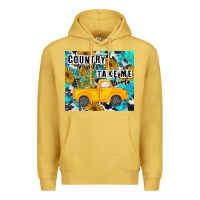 Antique Gold country roads take me home Premium Hoodie - MaliasSmallBusiness