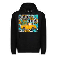 Black country roads take me home Premium Hoodie - MaliasSmallBusiness