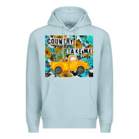 Blue Mist country roads take me home Premium Hoodie - MaliasSmallBusiness