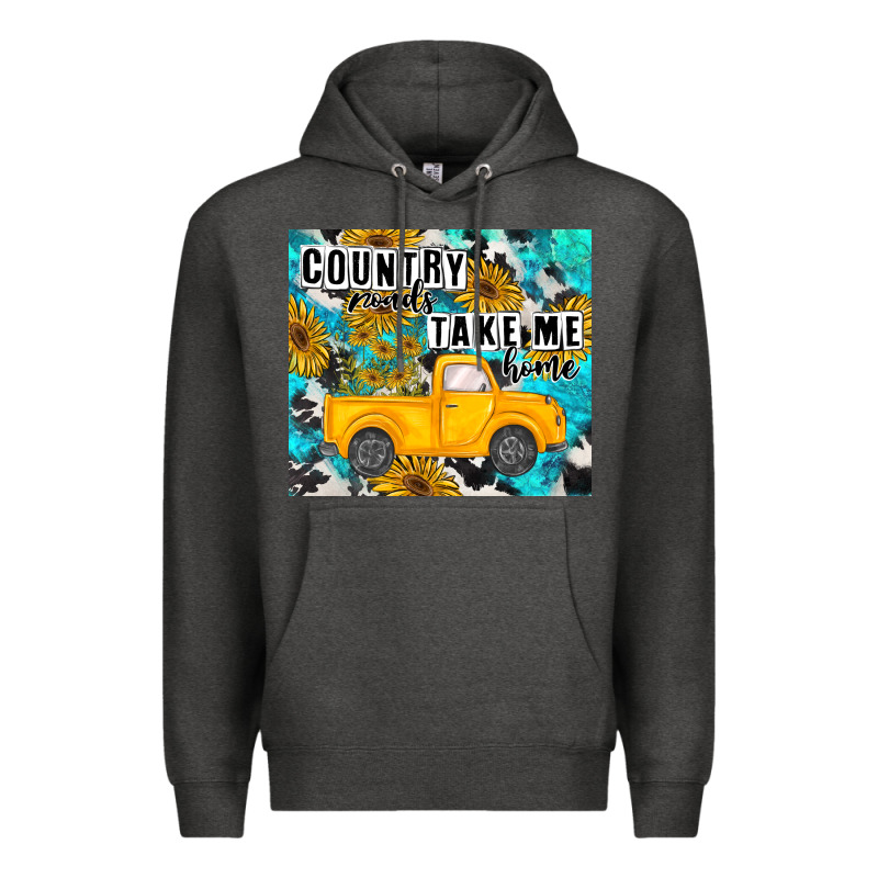 Country Roads Take Me Home Premium Hoodie by MaliasSmallBusiness | Teevron