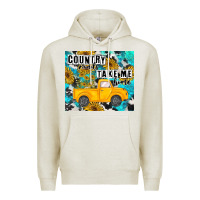 Oatmeal Heather country roads take me home Premium Hoodie - MaliasSmallBusiness