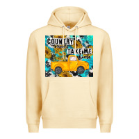 Pina Colada country roads take me home Premium Hoodie - MaliasSmallBusiness