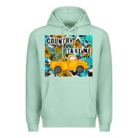 Seafoam country roads take me home Premium Hoodie - MaliasSmallBusiness