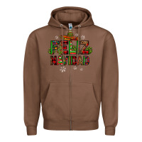 Chestnut feliz navidad Zipper Hoodie - JahusDesignShop