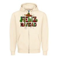 Sandshell feliz navidad Zipper Hoodie - JahusDesignShop