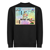 Black artist life Heavyweight Sweatshirt - MaliasSmallBusiness
