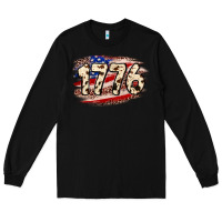 Black 4th of July 1776 Long Sleeve Tee - Neo Western