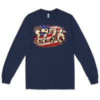 Navy 4th of July 1776 Long Sleeve Tee - Neo Western