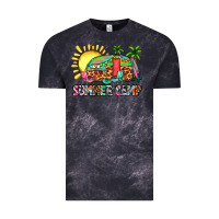 Cloud Black summer camp Vintage Tee - Zillion Design Studio