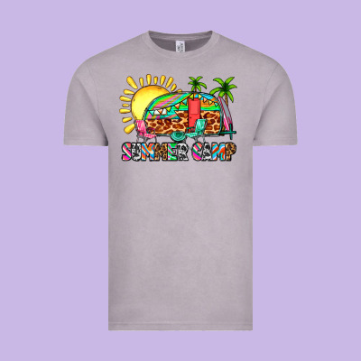 Summer Camp Vintage Tee Designed By Zillion Design Studio