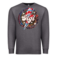 Charcoal Heather Western Gigi Patriotic Premium Sweatshirt - LillyAllenDesigns