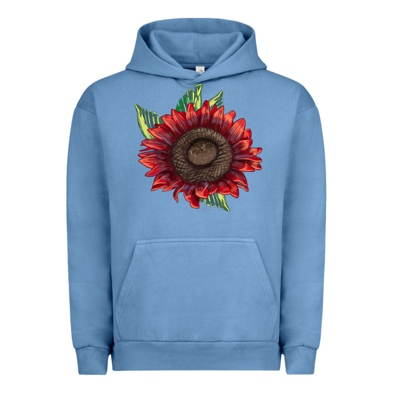 Procut Red Sunflower Urban Hoodie by LillyAllenDesigns | Teevron