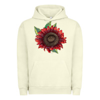 Pigment Pistachio ProCut Red Sunflower Urban Hoodie - LillyAllenDesigns