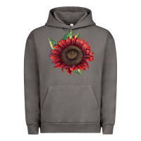 Pigment Tornado ProCut Red Sunflower Urban Hoodie - LillyAllenDesigns
