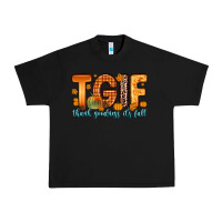 Black tgif thank goodness it s fall Urban Heavy Tee - Zillion Design Studio
