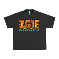 Pigment Black tgif thank goodness it s fall Urban Heavy Tee - Zillion Design Studio