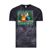 Cloud Black life is better around the campfire Vintage Tee - Zillion Design Studio