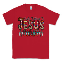 Red only talking jesus today Classic Tee - CowhideDigitalArt