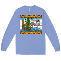 Colony Blue lake babe tumbler Long Sleeve Tee - HRA Design Shop