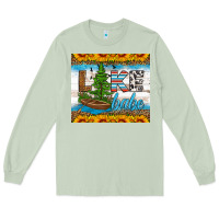 Matcha lake babe tumbler Long Sleeve Tee - HRA Design Shop
