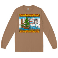 Toasted Coconut lake babe tumbler Long Sleeve Tee - HRA Design Shop