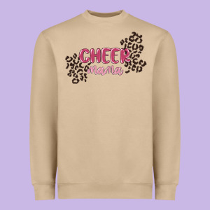 Cheer Mama Heavyweight Sweatshirt Designed By Maliassmallbusiness