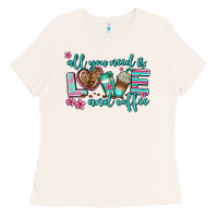 Bone all you need is love and coffee Ladies Tee - AdoDesignShop