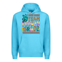 Ocean Blue team fourth grade Premium Hoodie - NancyCooperArtShop