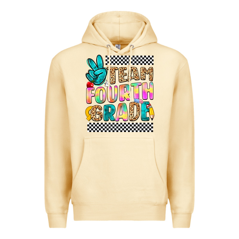 Team Fourth Grade Premium Hoodie by NancyCooperArtShop | Teevron