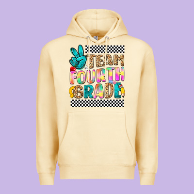 Team Fourth Grade Premium Hoodie Designed By Nancycooperartshop