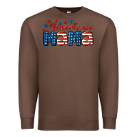 Chestnut American Mama Premium Sweatshirt - LillyAllenDesigns