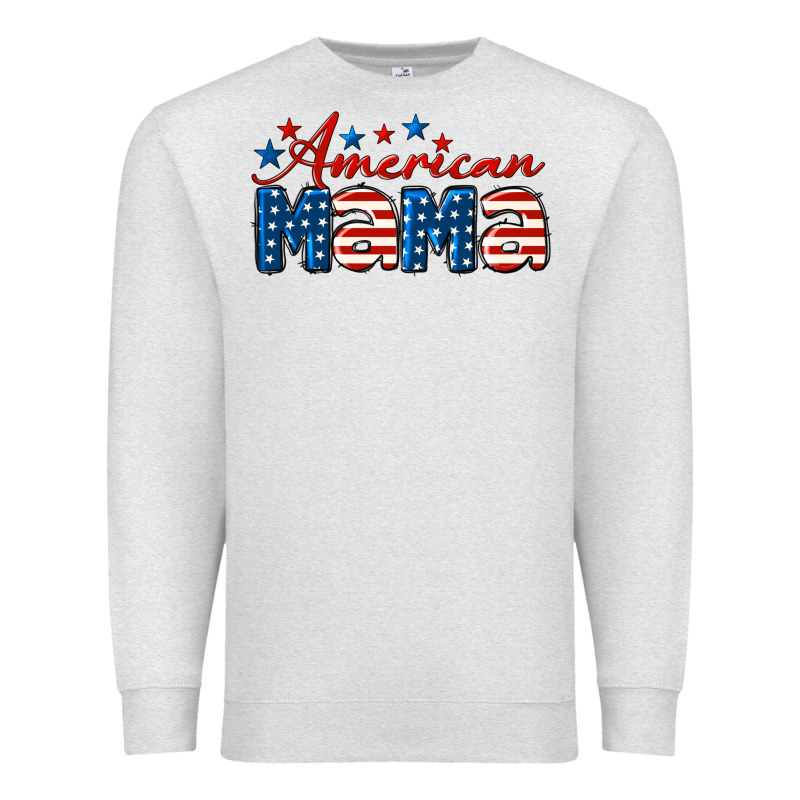 American Mama Premium Sweatshirt by LillyAllenDesigns | Teevron