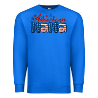 True Royal American Mama Premium Sweatshirt - LillyAllenDesigns
