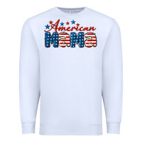 White American Mama Premium Sweatshirt - LillyAllenDesigns