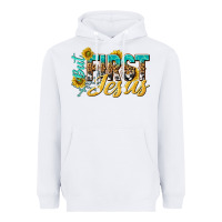 White but first jesus Heavyweight Hoodie - NancyCooperArtShop