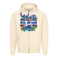 Sandshell preview flower stitch 6 th grade Zipper Hoodie - AdoDesignShop