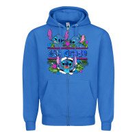 True Royal preview flower stitch 6 th grade Zipper Hoodie - AdoDesignShop