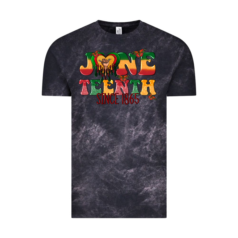 Juneteenth Since 1865 With Heart Vintage Tee by texasbilliewilder | Teevron