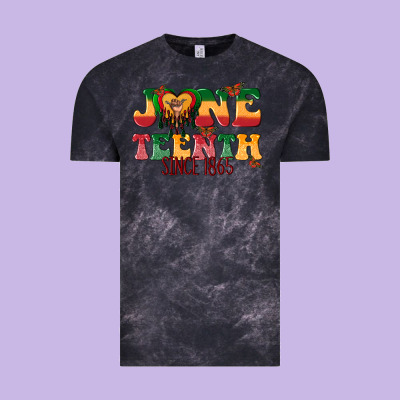 Vintage Tee juneteenth since 1865 with heart