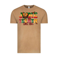 Vintage Camel juneteenth since 1865 with heart Vintage Tee - texasbilliewilder