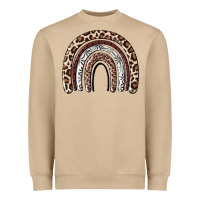 Mushroom Cheetah rainbow Heavyweight Sweatshirt - MaliasSmallBusiness