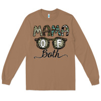 Toasted Coconut mama of both Long Sleeve Tee - CowhideDigitalArt