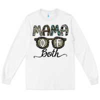 White mama of both Long Sleeve Tee - CowhideDigitalArt