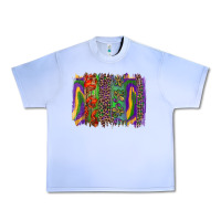 Grape Ice mardi gras brushstroke Urban Heavy Tee - RanaPortraitStore
