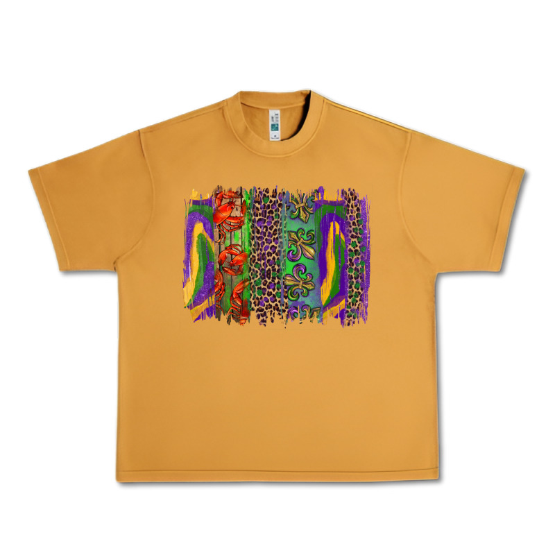 Mardi Gras Brushstroke Urban Heavy Tee by RanaPortraitStore | Teevron