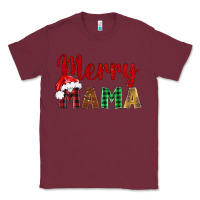 Burgundy merry mama Classic Tee - BarkalooDesign