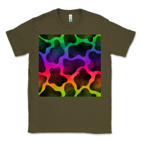 Army Green colorful cow seamless pattern Classic Tee - BundleAndBundleShop