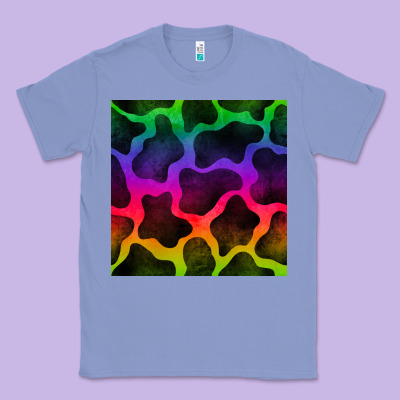 Colorful Cow Seamless Pattern Classic Tee Designed By Bundleandbundleshop
