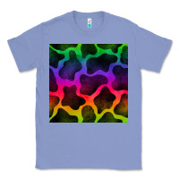 Colony Blue colorful cow seamless pattern Classic Tee - BundleAndBundleShop