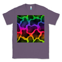Lavender colorful cow seamless pattern Classic Tee - BundleAndBundleShop